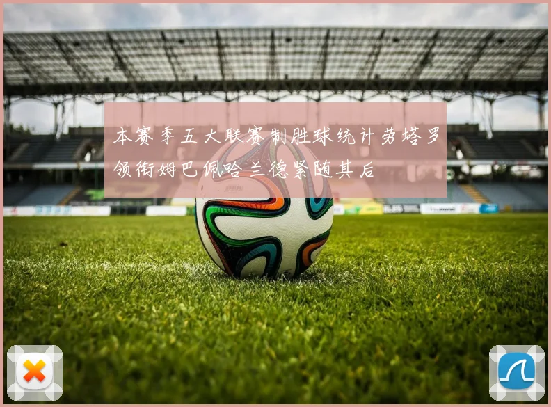 本赛季五大联赛制胜球统计劳塔罗领衔姆巴佩哈兰德紧随其后